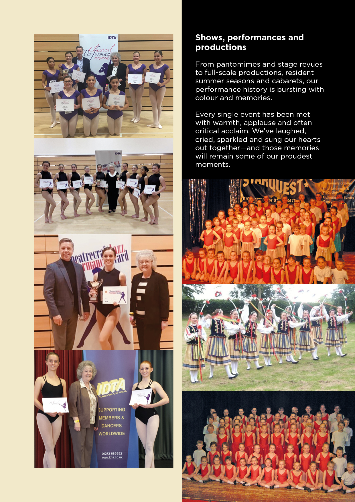 Our story Starquest Performing Arts